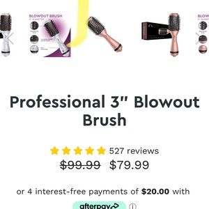 Sutra Professional 3” blow-dry brush